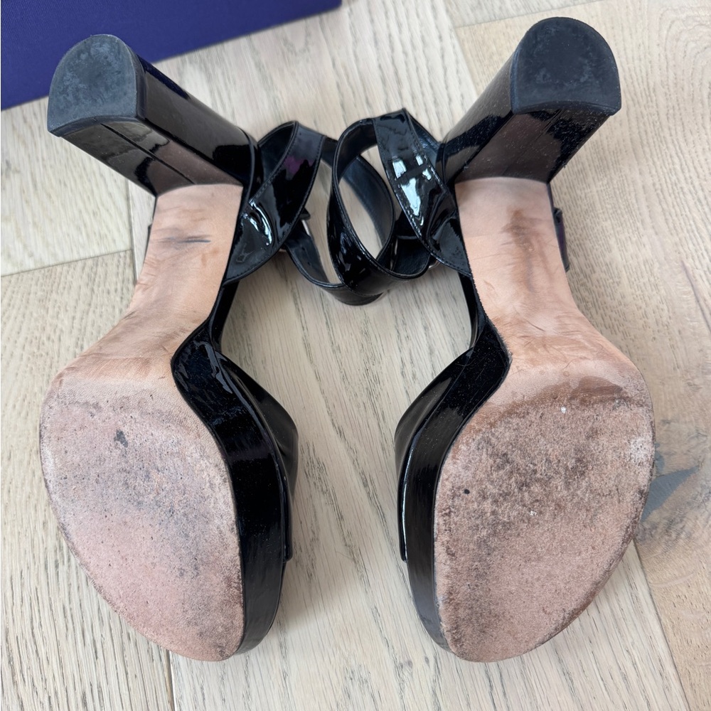 Stuart Weitzman Black Patent Leather Heels - Picture 5 of 5